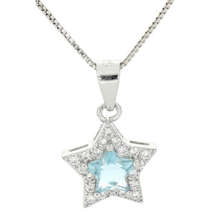 PENDENTE DUBAI IN ARGENTO 925 STELLA MM 11