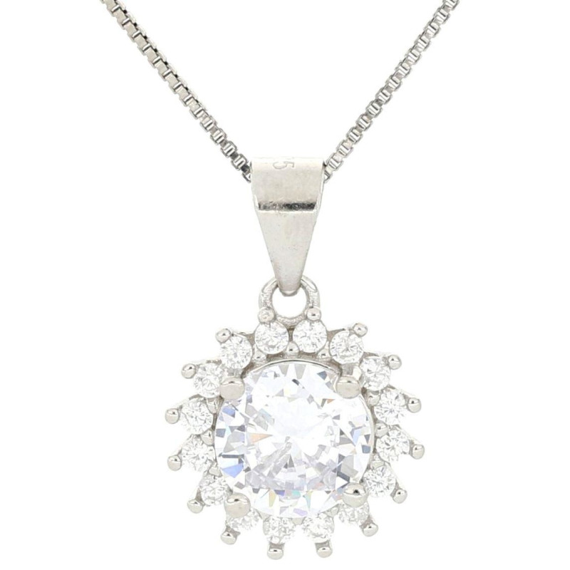 PENDENTE DUBAI IN ARGENTO 925 TONDO MM 11