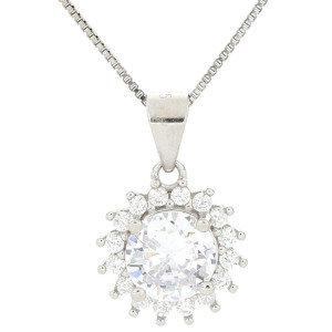 PENDENTE DUBAI IN ARGENTO 925 TONDO MM 11