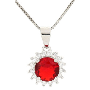 PENDENTE DUBAI IN ARGENTO 925 TONDO MM 11