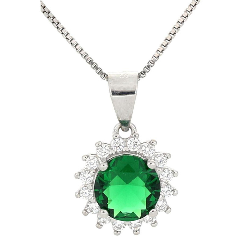 PENDENTE DUBAI IN ARGENTO 925 TONDO MM 11