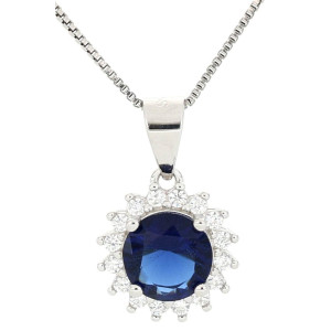 PENDENTE DUBAI IN ARGENTO 925 TONDO MM 11