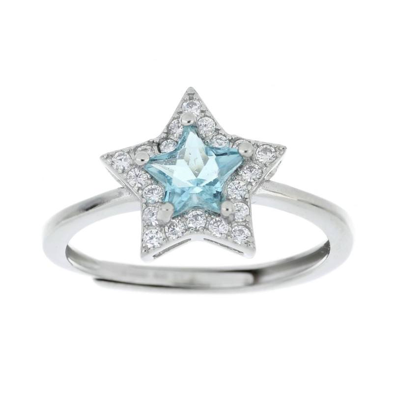 ANELLO DUBAI IN ARGENTO 925 STELLA MM 11