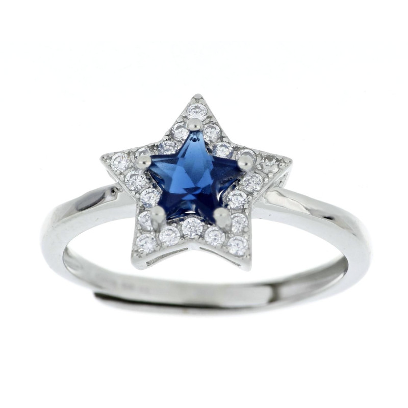ANELLO DUBAI IN ARGENTO 925 STELLA MM 11