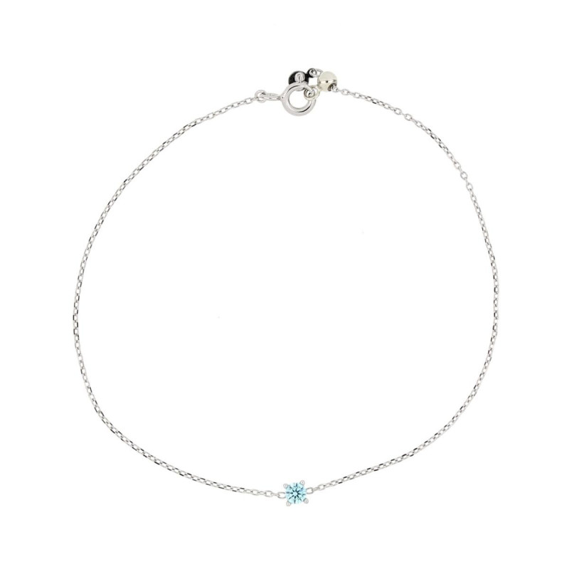 BRACCIALE CM 19 PUNTI LUCE MM 3 IN ARGENTO 925
