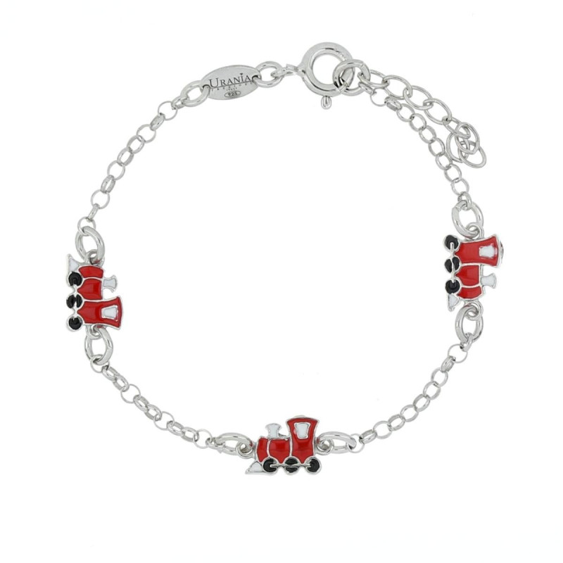 BRACCIALE "BABY" CON 3 TRENINI IN ARGENTO 925