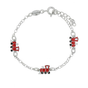BRACCIALE "BABY" CON 3 TRENINI IN ARGENTO 925