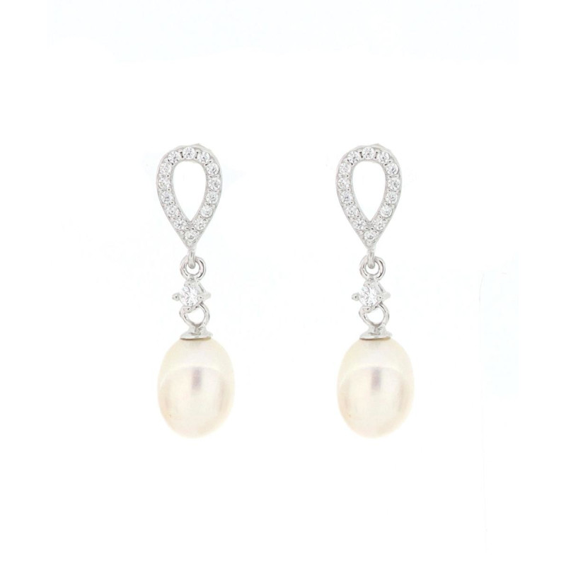 ORECCHINI PERLA MM13 IN ARGENTO 925 MM27
