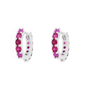 ORECCHINI BOCCOLE MM 15 IN ARGENTO 925