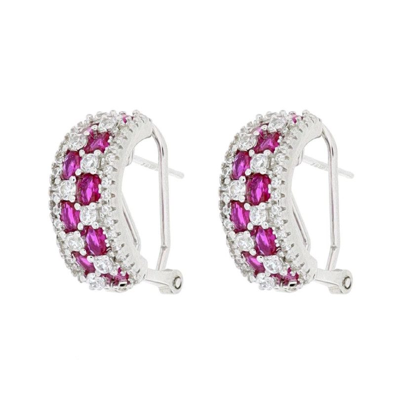 ORECCHINI BOCCOLE MM 15 IN ARGENTO 925 MM 7