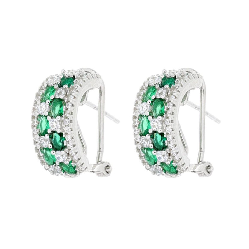 ORECCHINI BOCCOLE MM 15 IN ARGENTO 925 MM 7