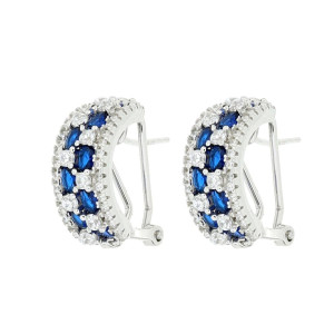 ORECCHINI BOCCOLE MM 15 IN ARGENTO 925 MM 7