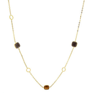 COLLANA LEDA CM 92+5 IN ACCIAIO