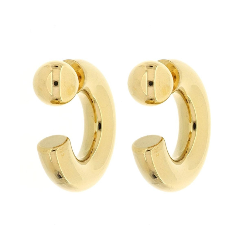 ORECCHINI CERCHIO ACCIAIO MM 30
