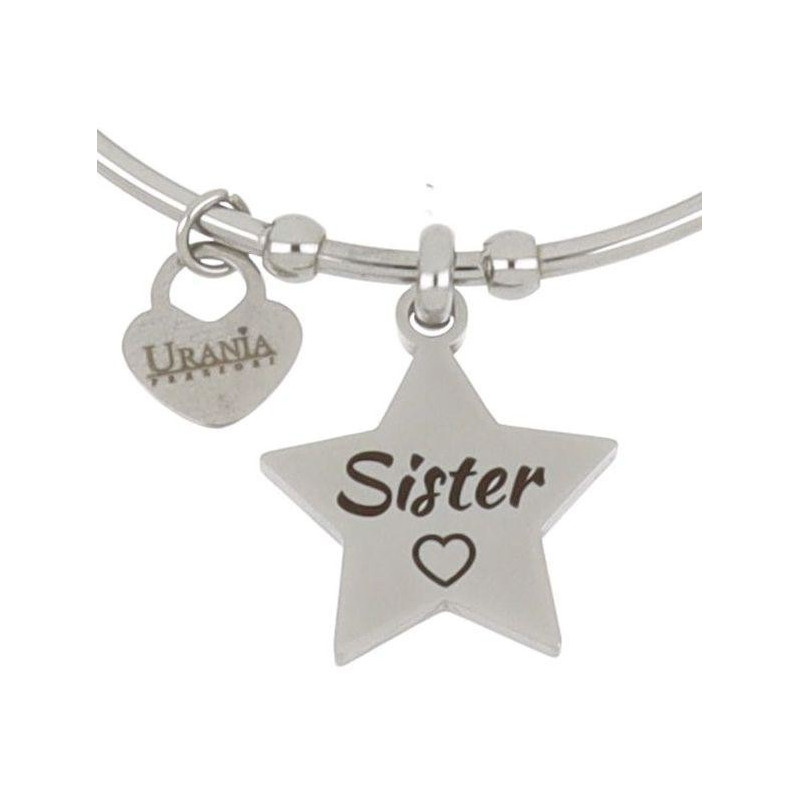 BRACCIALE "PENSIERO" IN ACCIAIO "SISTER"