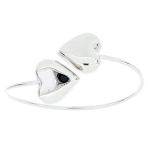 BRACCIALE CUORE MM 18 ASTERIA IN ACCIAIO
