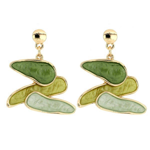 ORECCHINI MM 28 ARMONIA IN OTTONE