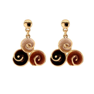 ORECCHINI MM 25 ARMONIA IN OTTONE