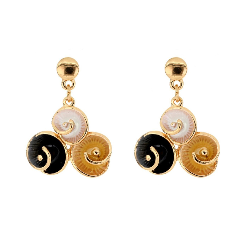 ORECCHINI MM 25 ARMONIA IN OTTONE