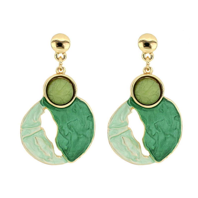 ORECCHINI MM 37 ARMONIA IN OTTONE