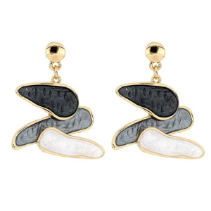 ORECCHINI MM 28 ARMONIA IN OTTONE