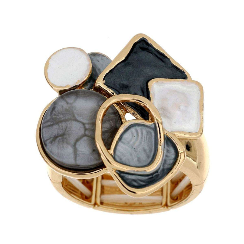 ANELLO 25x24 MM ARMONIA IN OTTONE