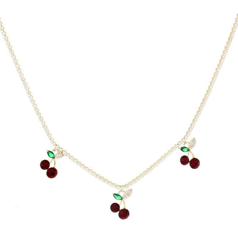 COLLANA CM 40+5 CHERRY IN ACCIAIO