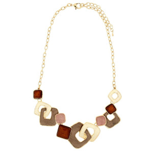 COLLANA ARMONIA CM 43+5 IN OTTONE