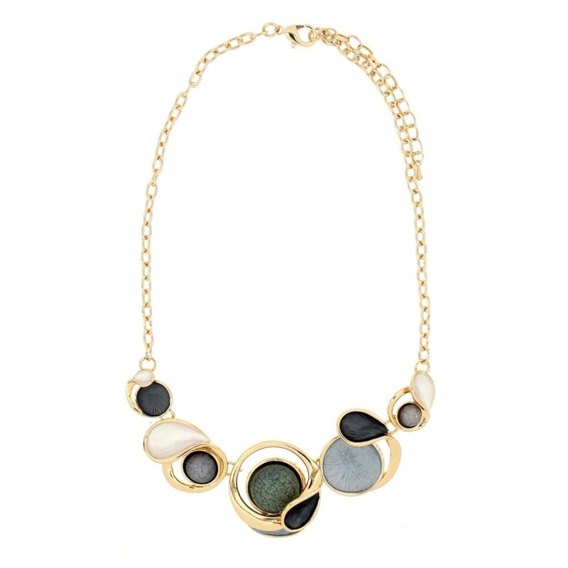 COLLANA ARMONIA CM 43+5 IN OTTONE