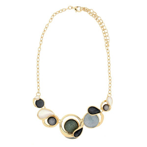 COLLANA ARMONIA CM 43+5 IN OTTONE