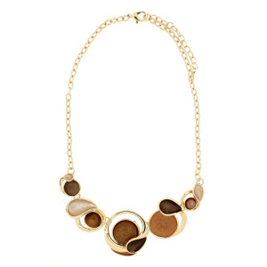 COLLANA ARMONIA CM 43+5 IN OTTONE