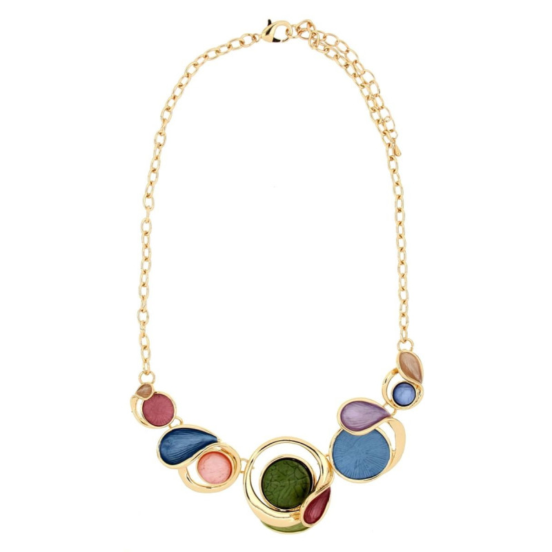 COLLANA ARMONIA CM 43+5 IN OTTONE