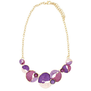 COLLANA ARMONIA CM 43+5 IN OTTONE