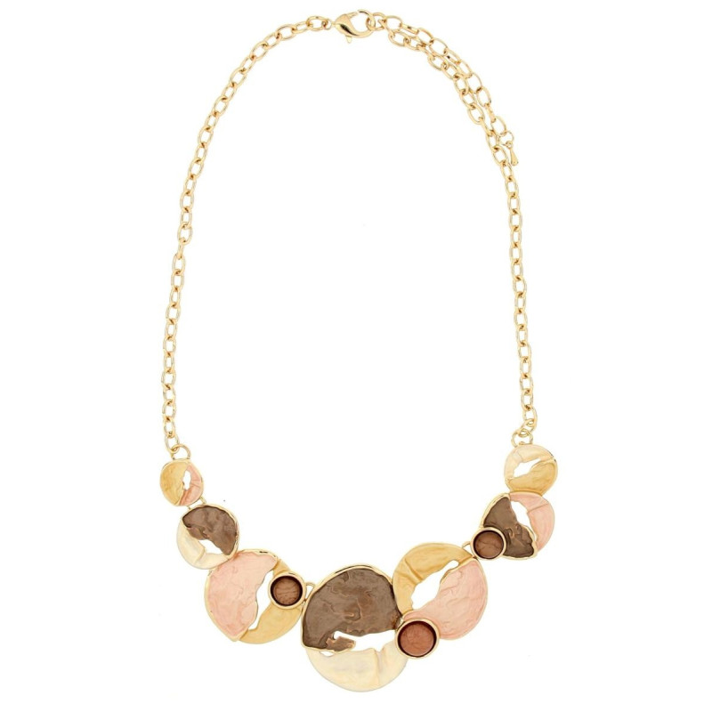 COLLANA ARMONIA CM 43+5 IN OTTONE