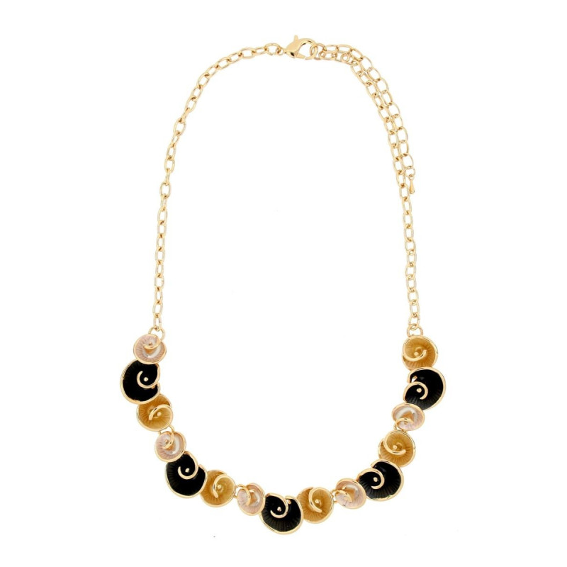 COLLANA CM 42+5 ARMONIA MM 14 IN OTTONE
