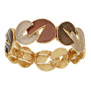 BRACCIALE MM 20 ARMONIA IN OTTONE