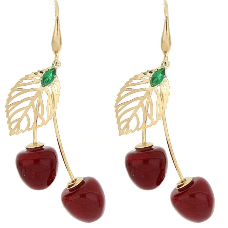 ORECCHINI CHERRY MM 60 IN ACCIAIO