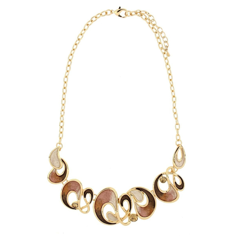 COLLANA ARMONIA CM 43+5 IN OTTONE