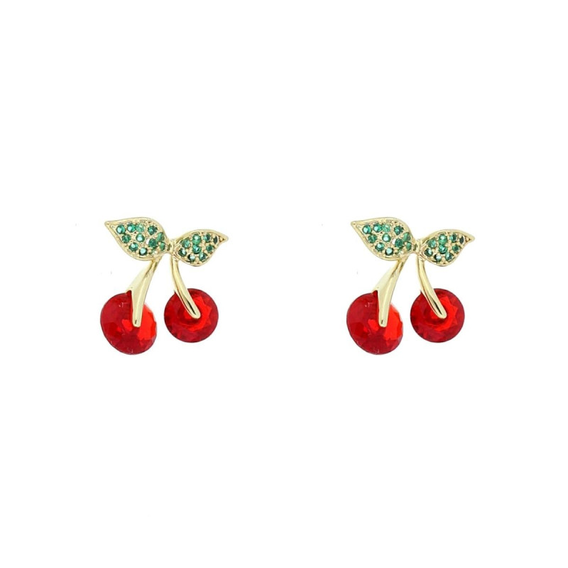 ORECCHINI CHERRY MM 15 IN ACCIAIO