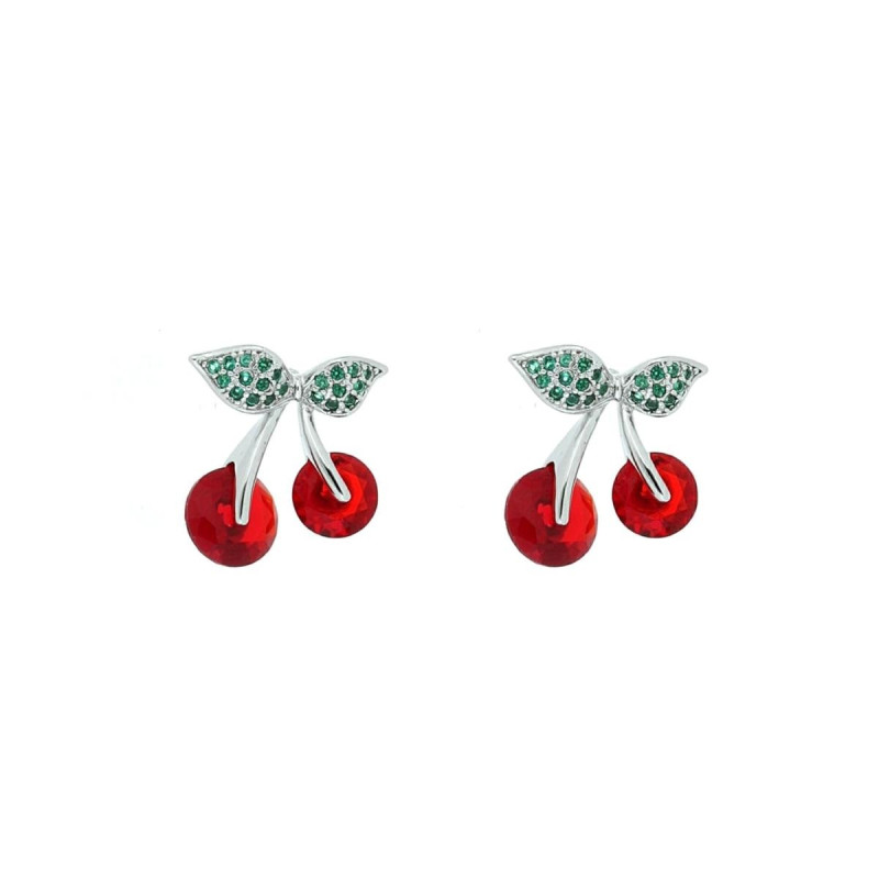 ORECCHINI CHERRY MM 15 IN ACCIAIO