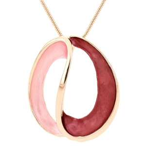 PENDENTE MM 47 ARMONIA IN OTTONE CATENA CM 41+5