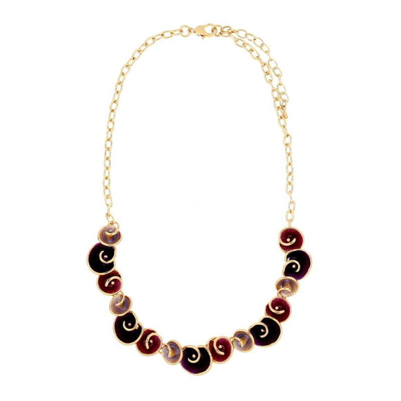 COLLANA CM 42+5 ARMONIA MM 14 IN OTTONE