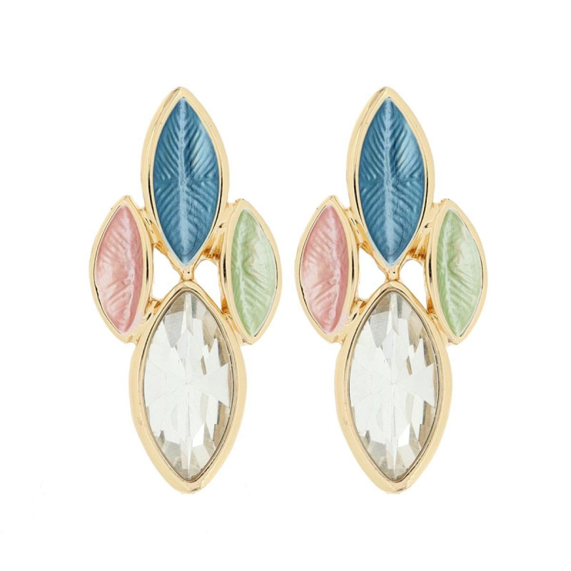 ORECCHINI MM 30X15 ARMONIA IN OTTONE