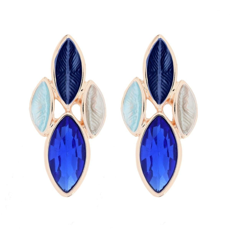 ORECCHINI MM 30X15 ARMONIA IN OTTONE