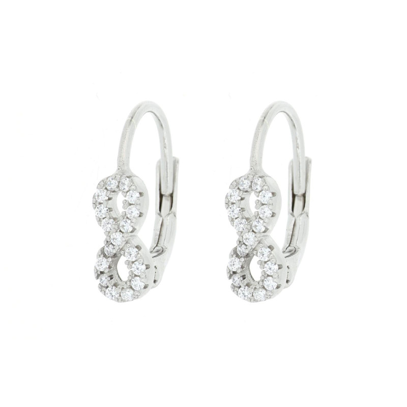 ORECCHINI INFINITO IN ARGENTO 925
