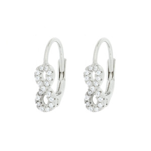 ORECCHINI INFINITO IN ARGENTO 925