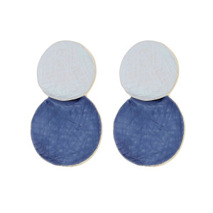 ORECCHINO ARMONIA CON CAVALLUCCIO MARINO MM 36 IN OTTONE