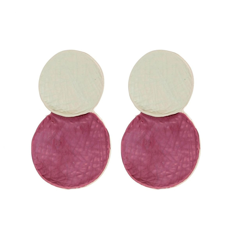 ORECCHINO ARMONIA CON CAVALLUCCIO MARINO MM 36 IN OTTONE