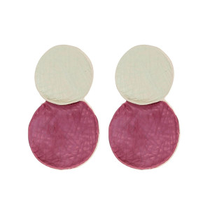 ORECCHINO ARMONIA CON CAVALLUCCIO MARINO MM 36 IN OTTONE