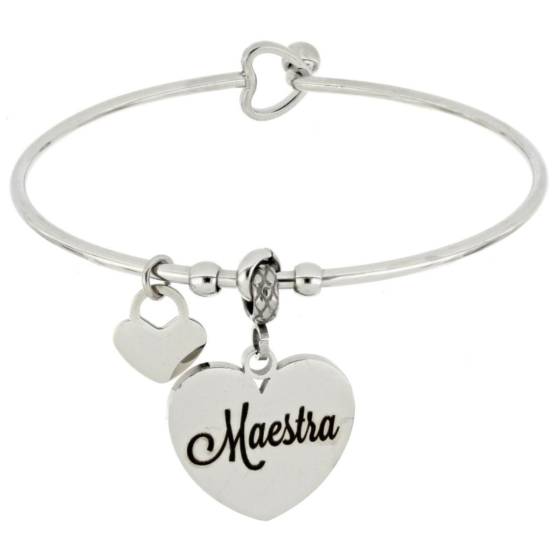 BRACCIALE "MAESTRA" IN ACCIAIO